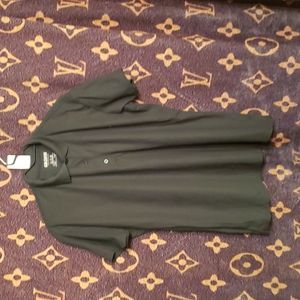 Gildan performance collared green XL shirt